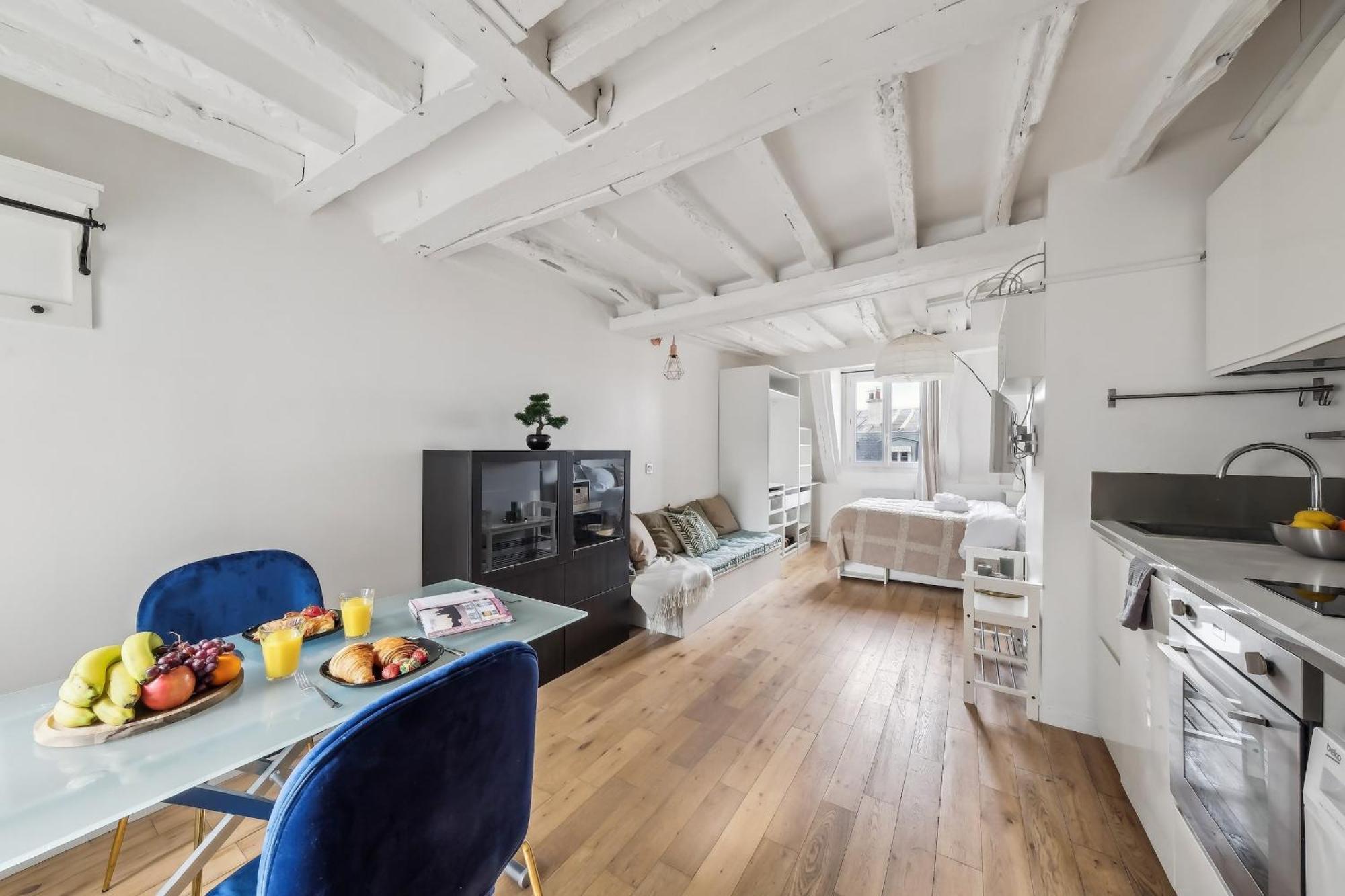 Apartmán Flat Near Le Louvre Paříž Exteriér fotografie
